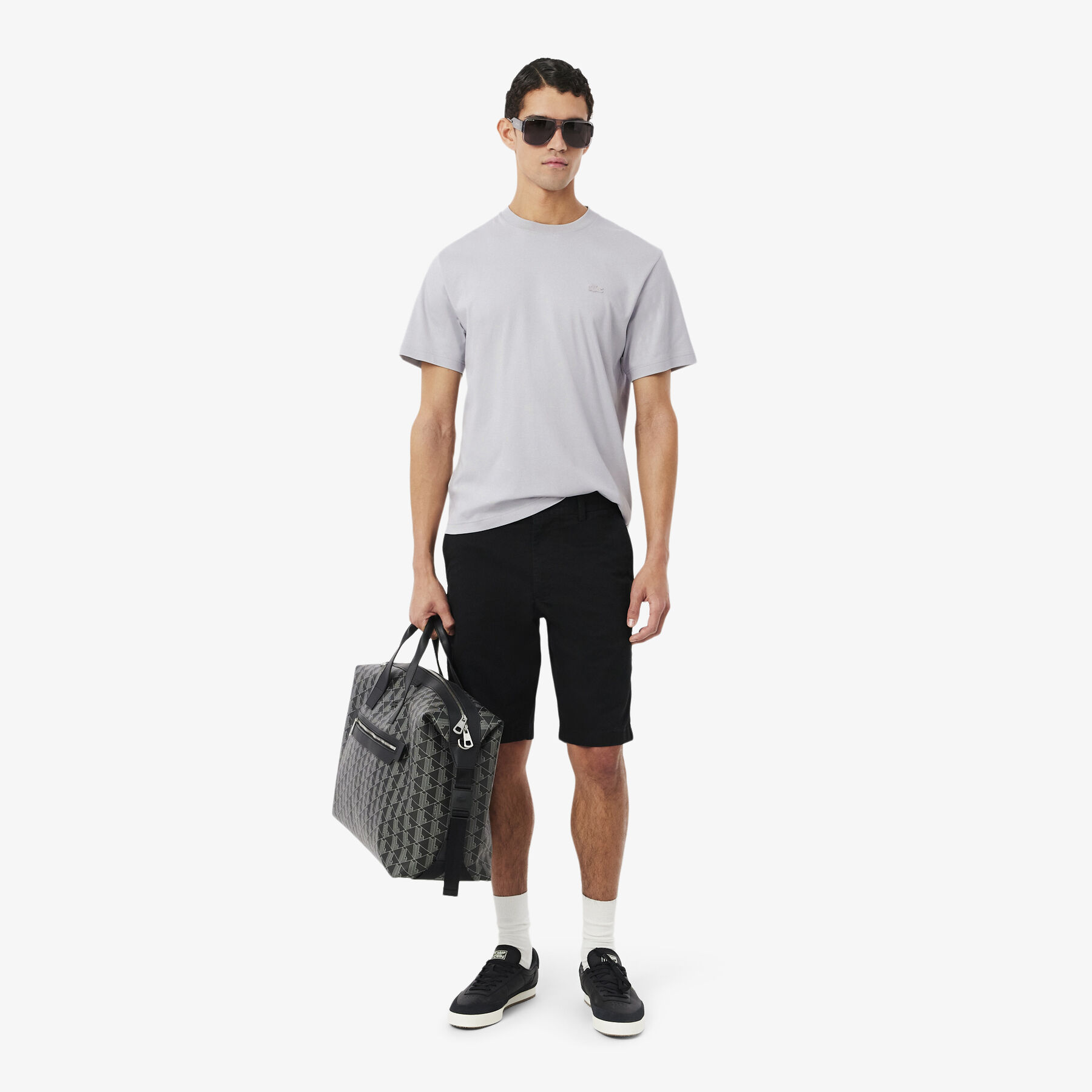 Embroidered Signature T-shirt lacoste embroidered signature t shirt