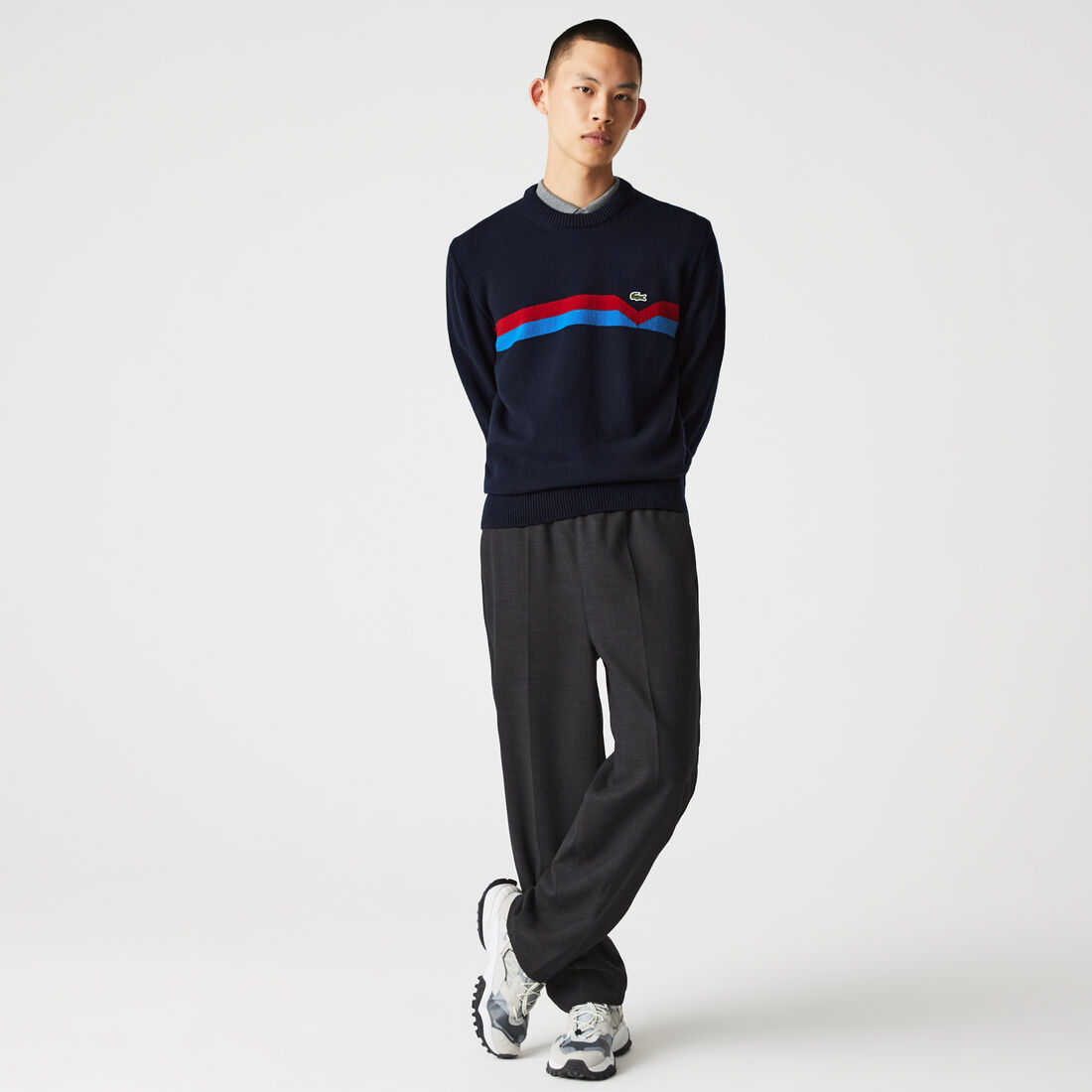 Men’s Made in France Ethical Striped Wool Sweater Men’s Made in France Ethical Striped Wool Sweater