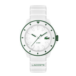 lacoste three hand silicone strap men s watch