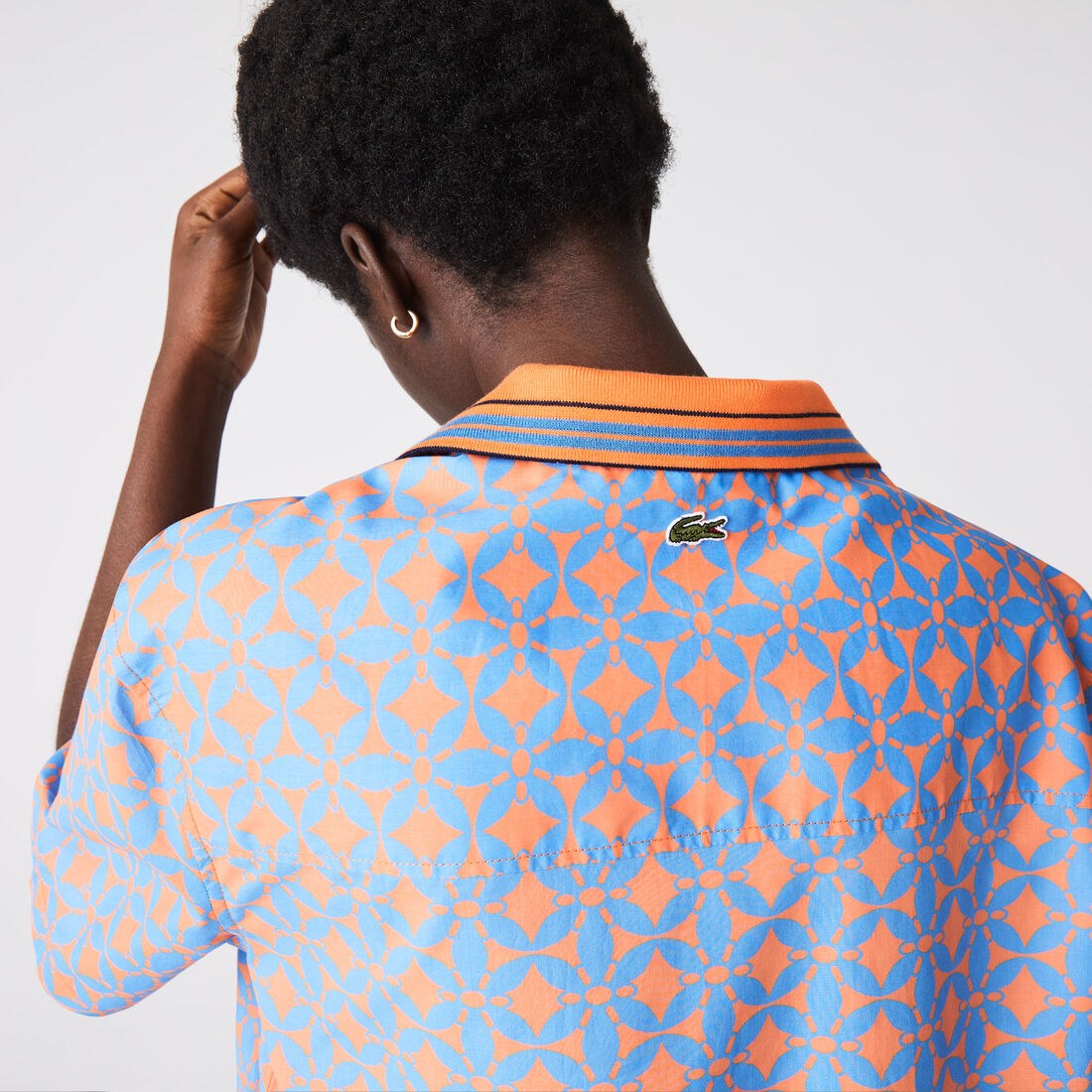 قميص قطن بوبلين مطبوع للنساء قميص قطن بوبلين مطبوع للنساء