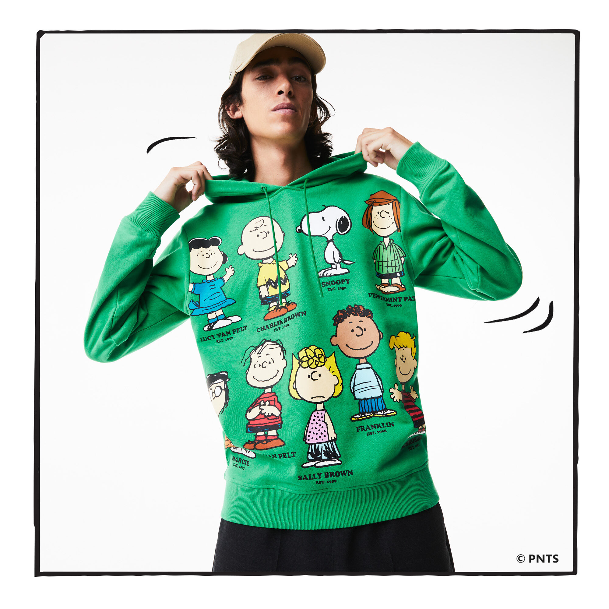 Buy Unisex Lacoste x Peanuts Hooded Organic Cotton