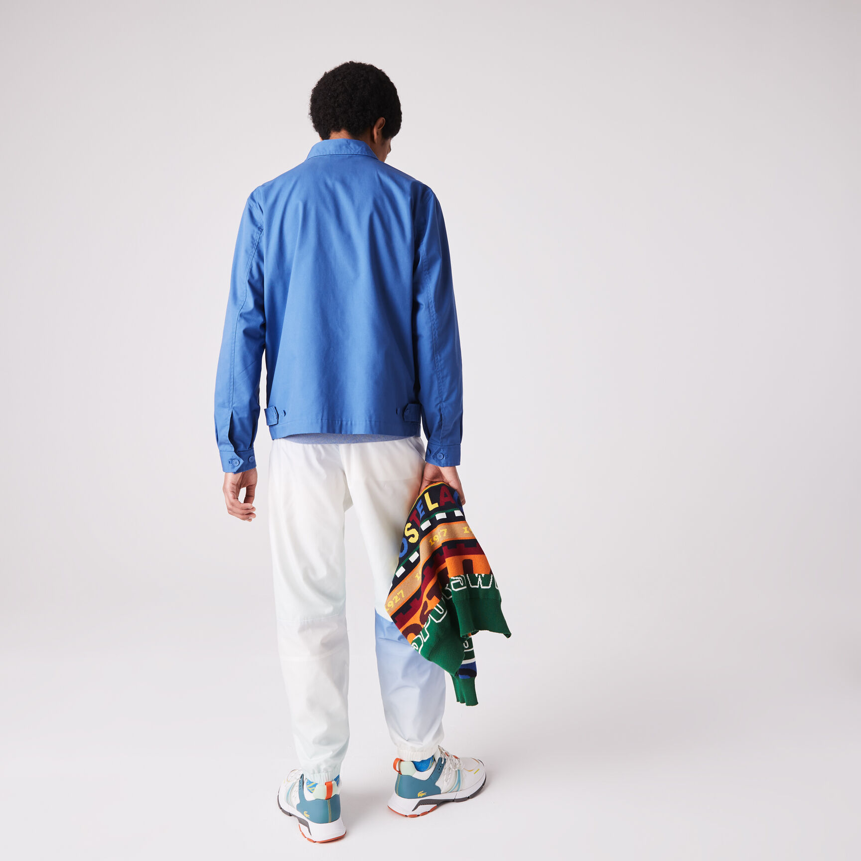 Men's Short Zippered Organic Cotton Gabardine Jacket Men's Short Zippered Organic Cotton Gabardine Jacket