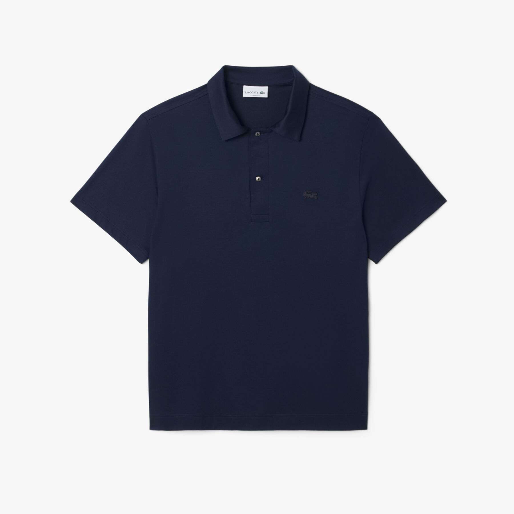 Paris Classic Fit Open Neck Embroidered Polo Shirt lacoste paris classic fit open neck embroidered polo shirt