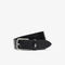 lacoste smooth leather belt