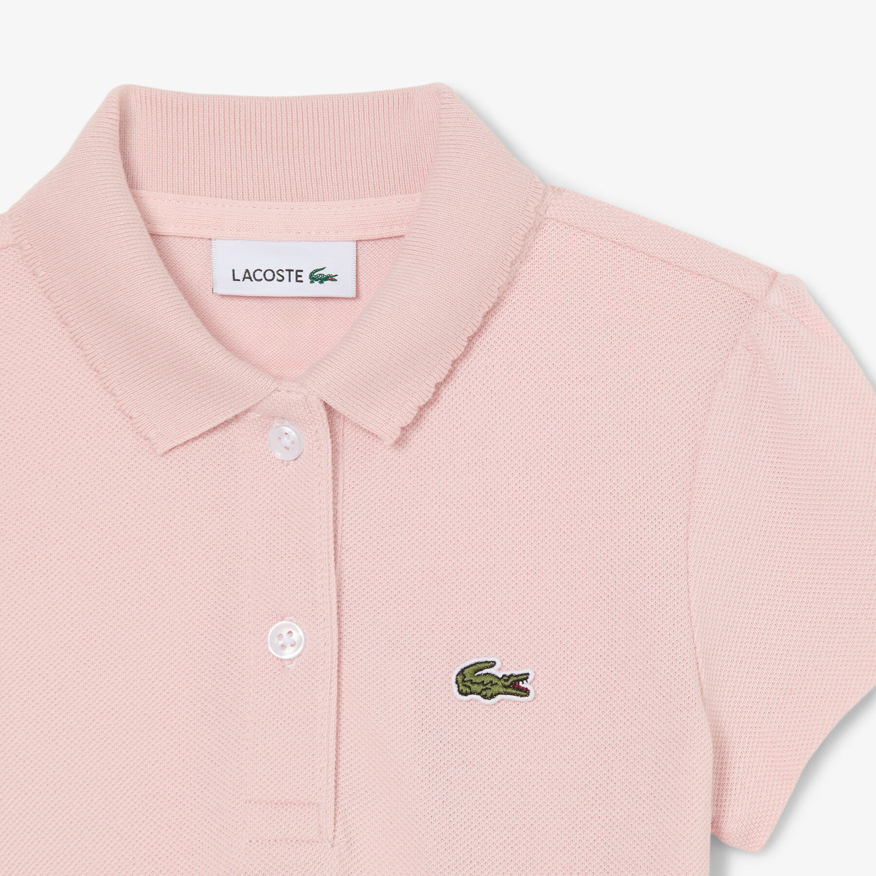 Scalloped Collar Pique Polo Shirt Scalloped Collar Pique Polo Shirt