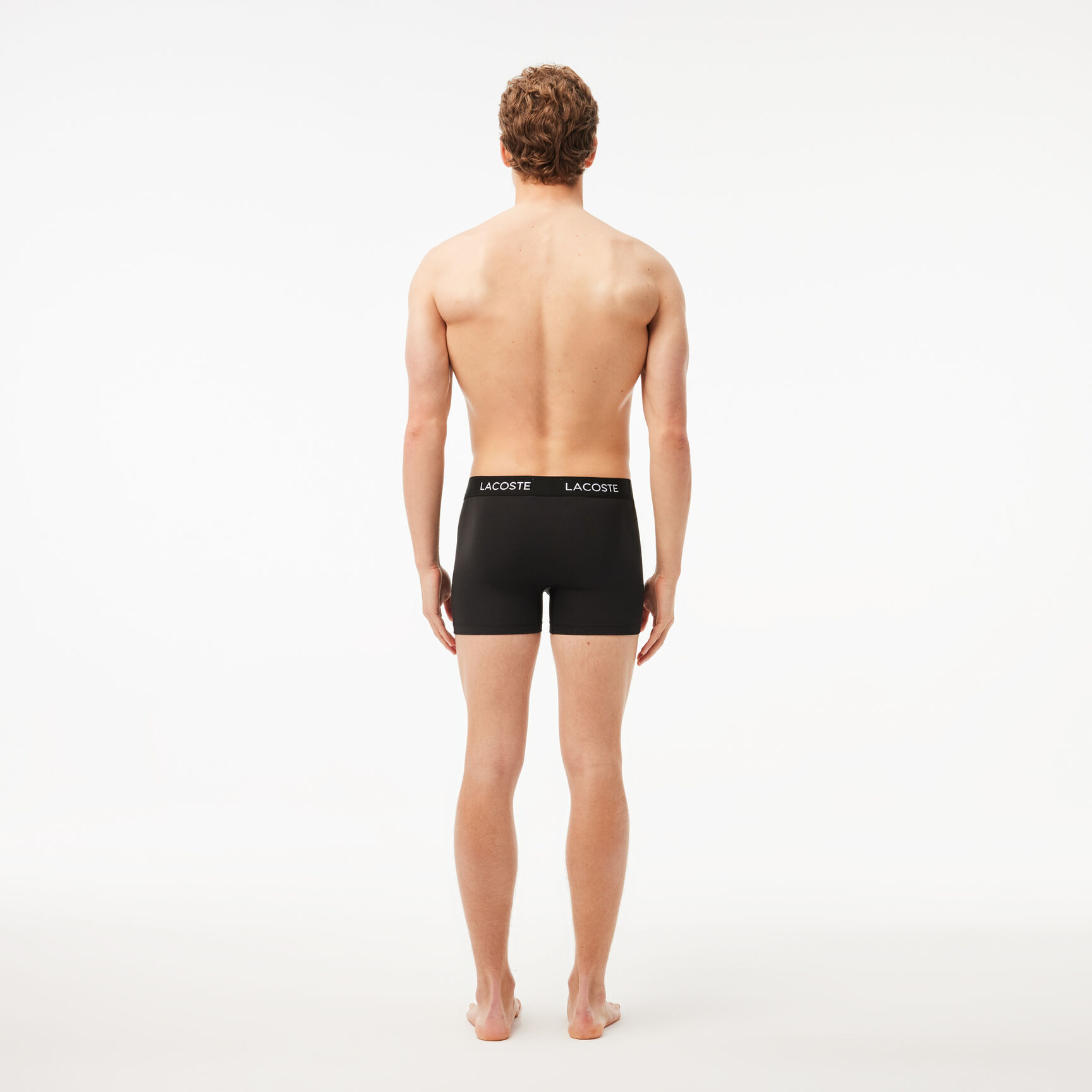 طقم بوكسر لاكوست جيرسيه بوليستر معاد تدويره للرجال، 3 قطع