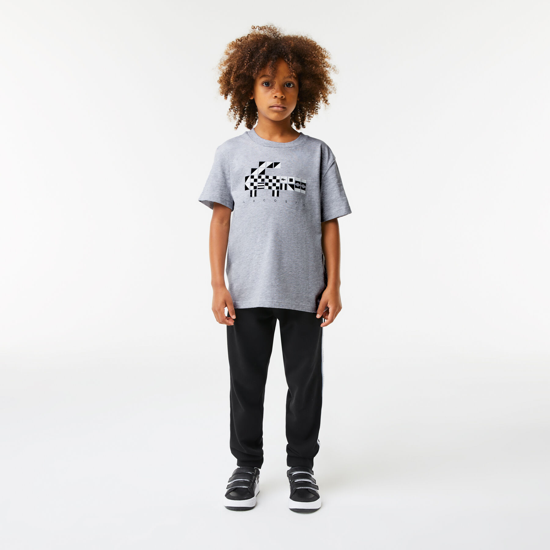 Kids' Lacoste Oversised Nautical Style T-shirt kids lacoste oversised nautical style t shirt