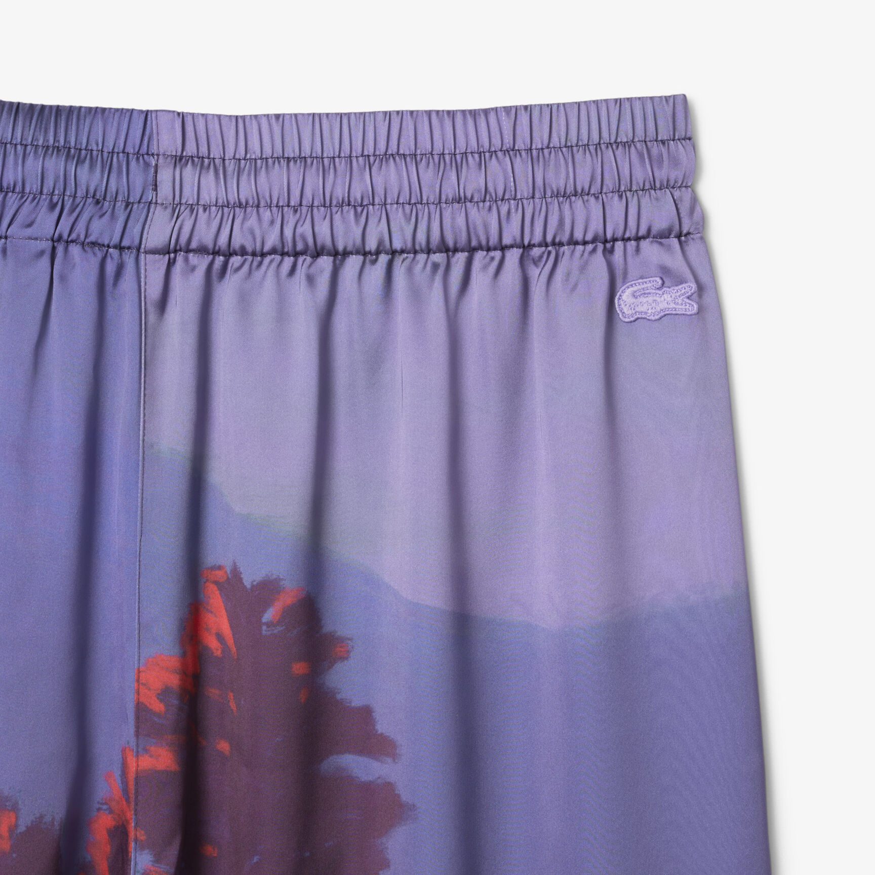 Oversized Landscape Print Pants