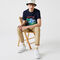 lacoste men s crew neck landscape print cotton t shirt