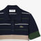 French Made Striped Polo Collar Sweater lacoste french made striped polo collar sweater