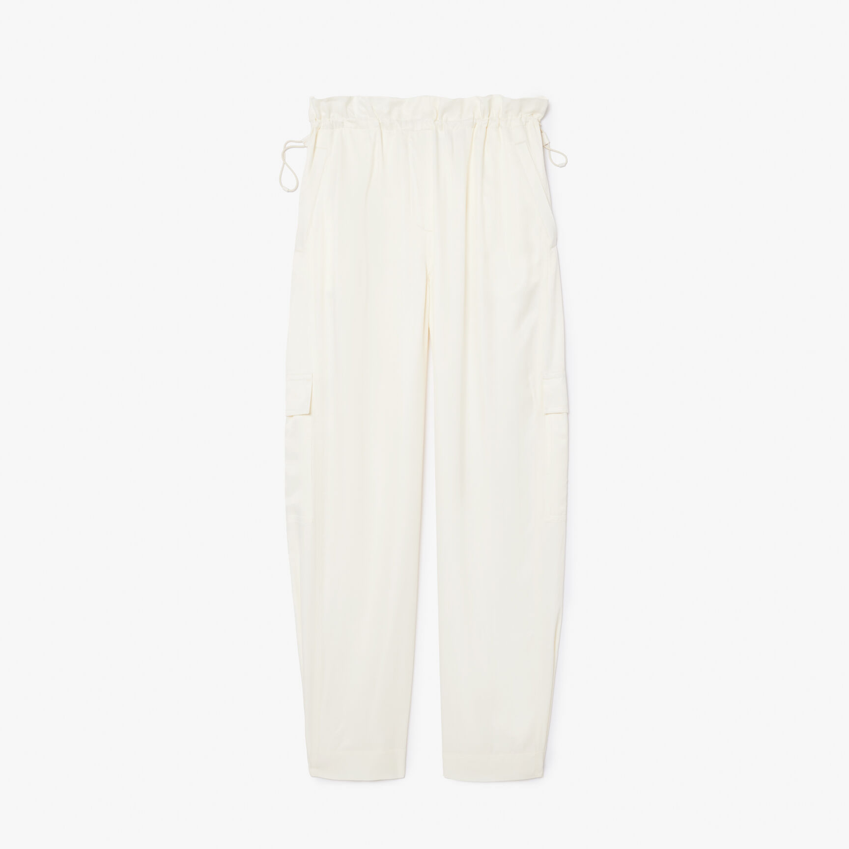 Oversized Satin Cargo Pants