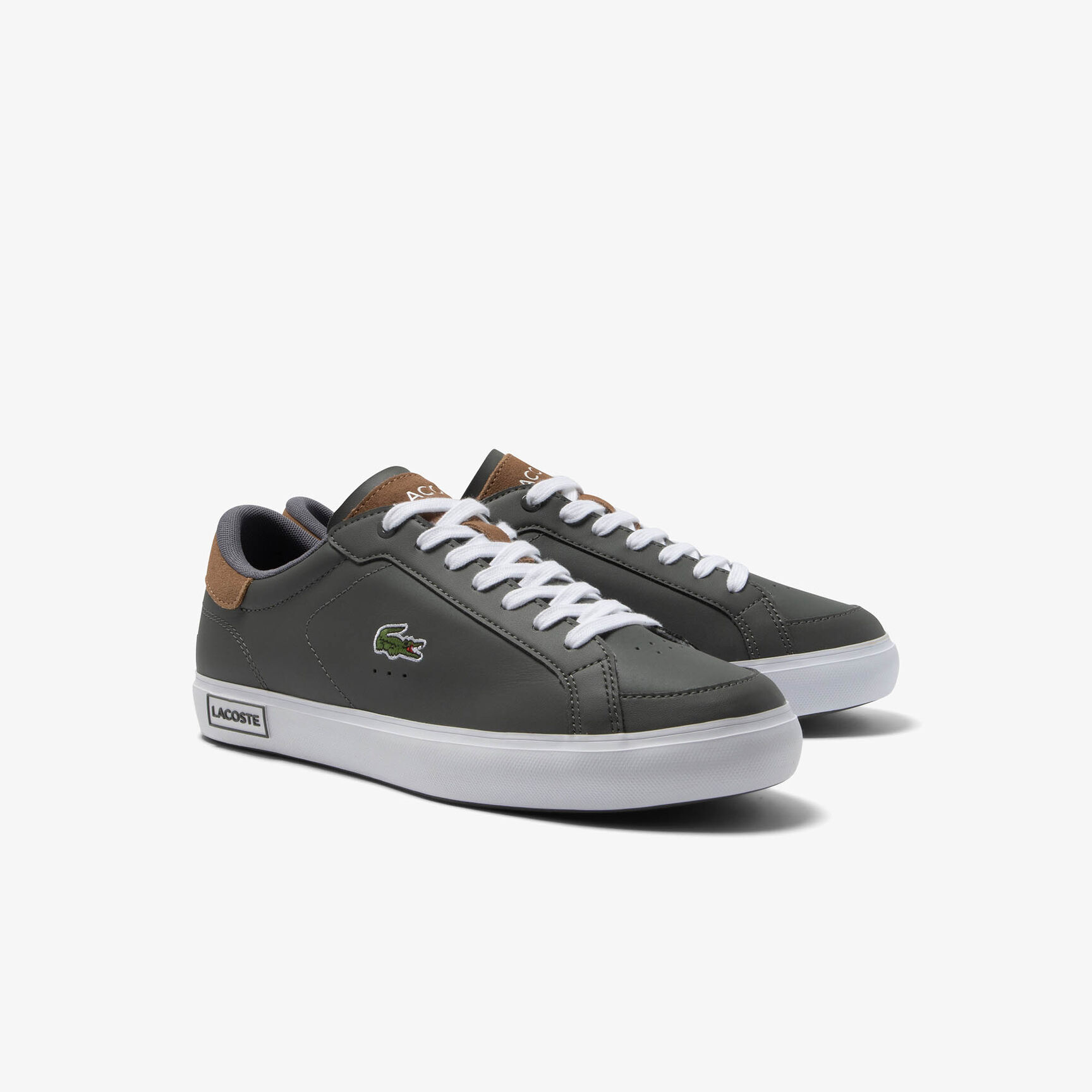 Men's Powercourt Leather Trainers
