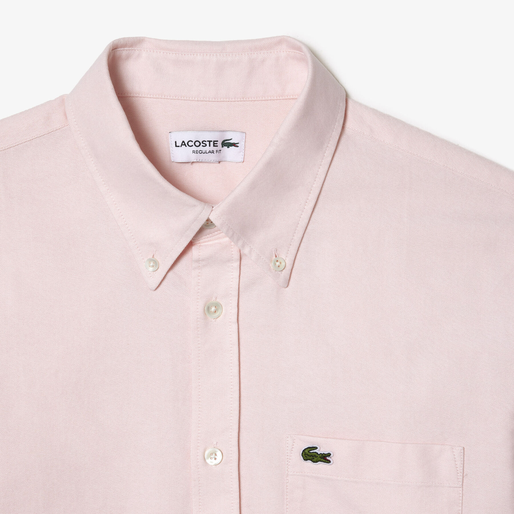 Regular Fit Oxford Shirt lacoste regular fit oxford shirt