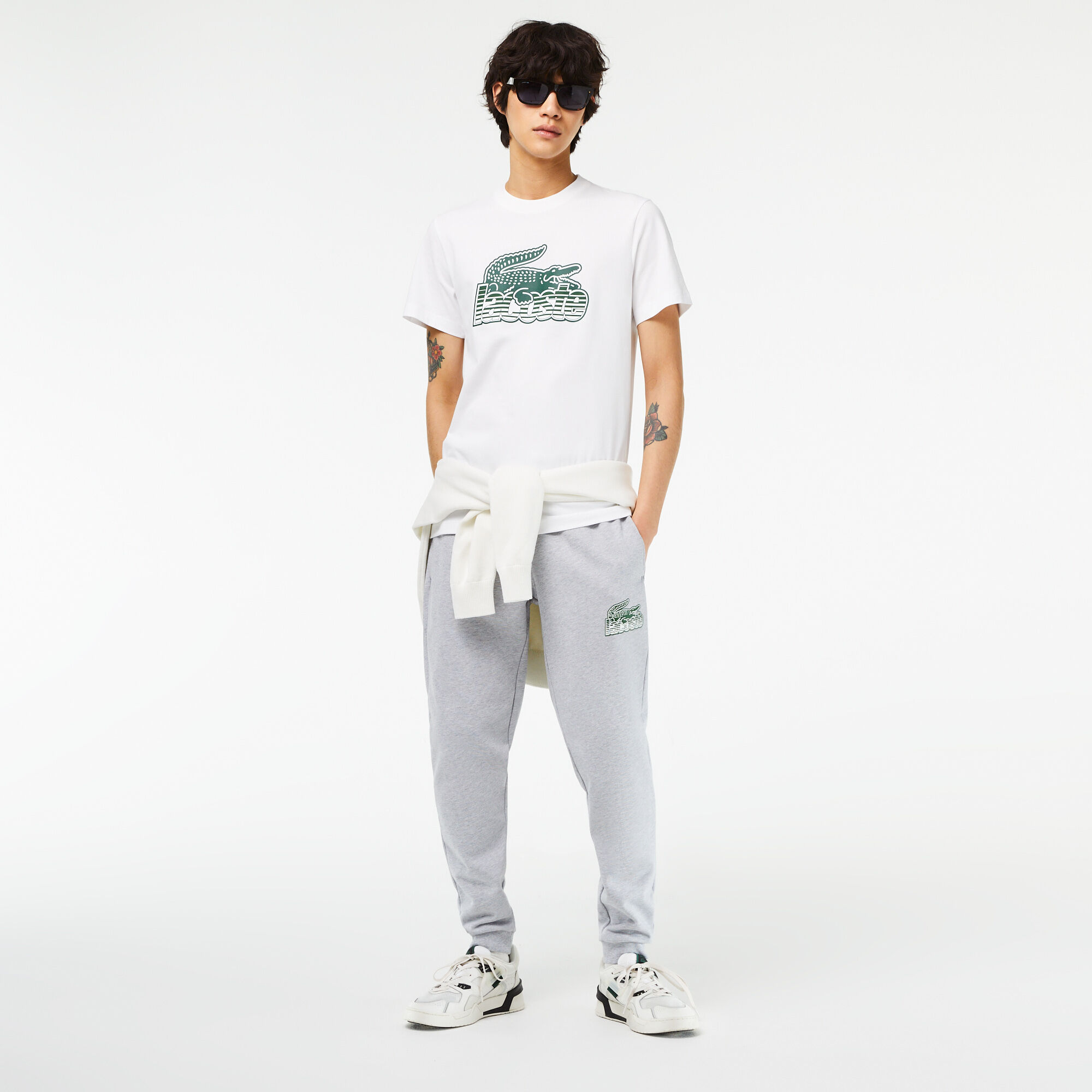 Buy Men s Lacoste Cotton Jersey Print T shirt Lacoste SA