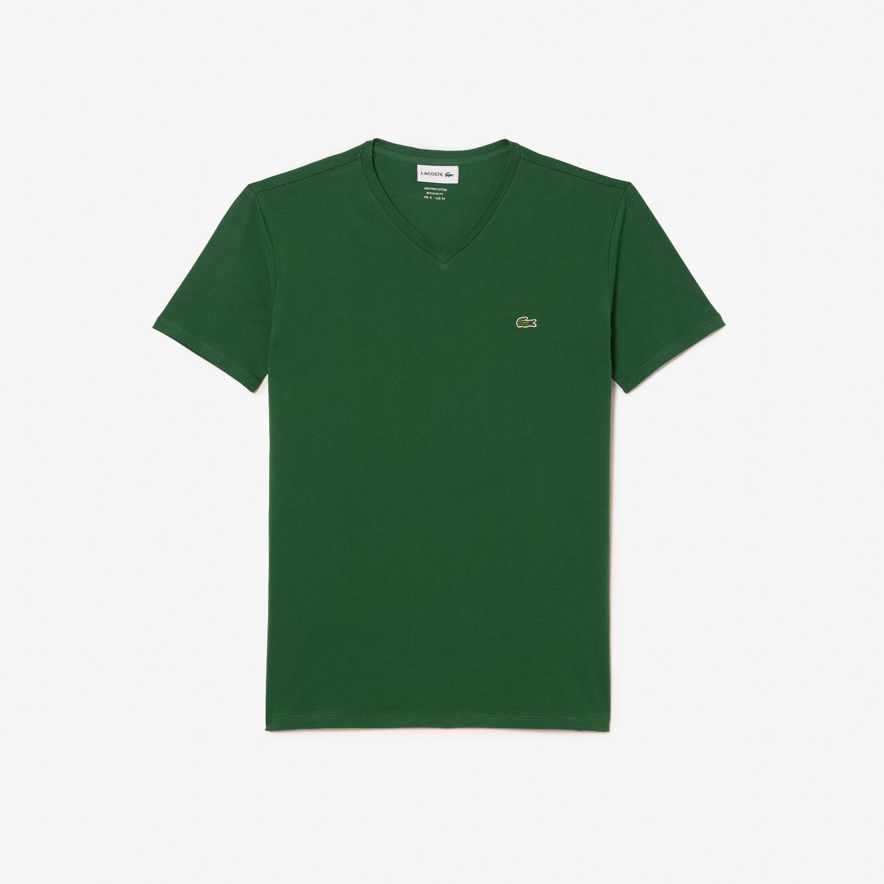 Lightweight Cotton Pima V Neck T-shirt lacoste lightweight cotton pima v neck t shirt