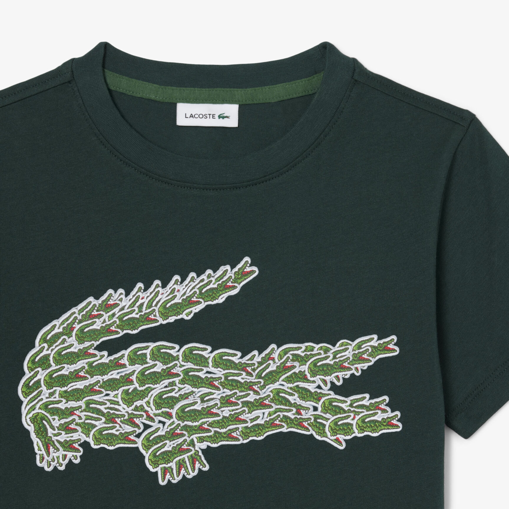 Crocodile Print Cotton T-shirt Crocodile Print Cotton T-shirt