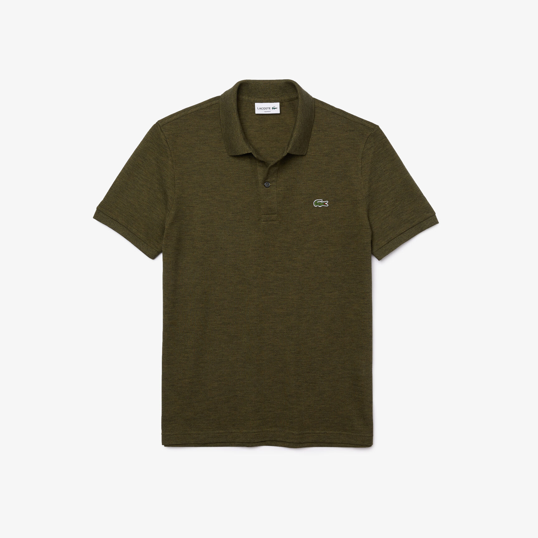 قميص بولو بيكيه بقصة ضيقة L.12.12 قميص بولو بيكيه بقصة ضيقة L.12.12