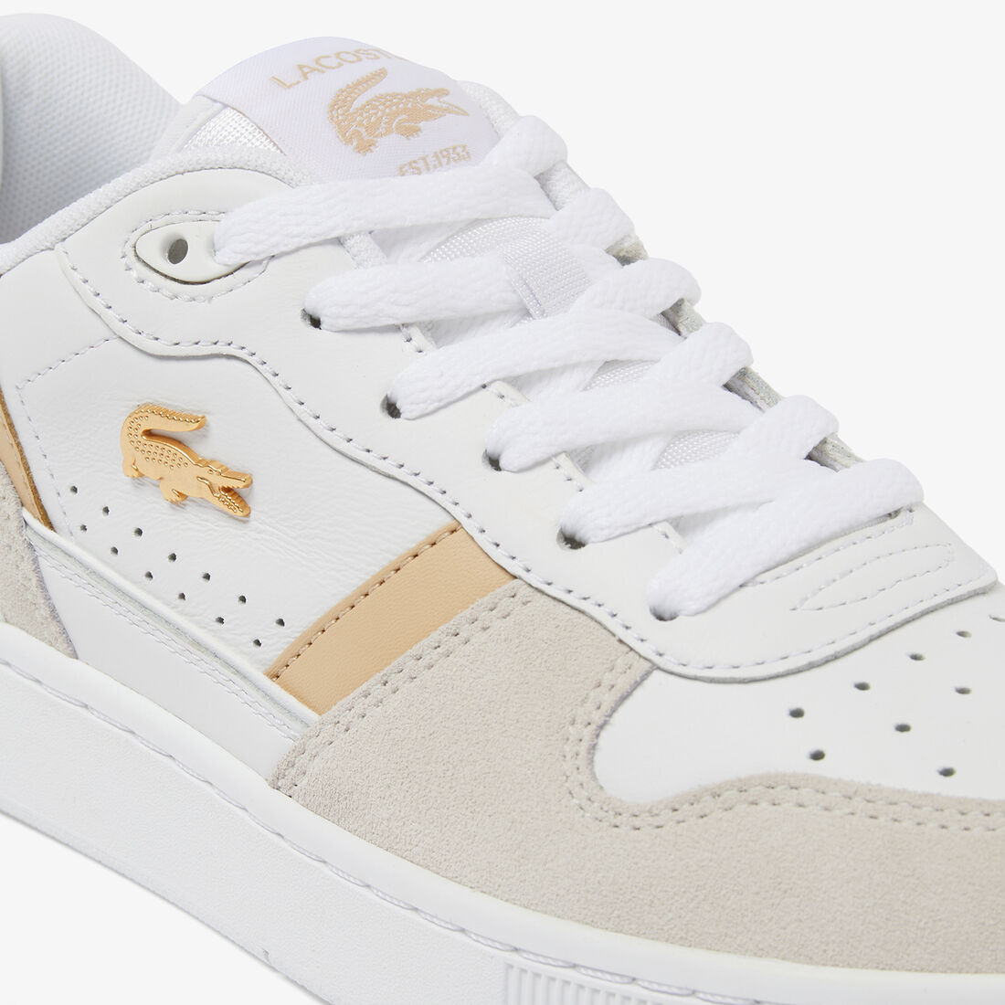 Women's T-Clip Set Leather Sneakers Women's T-Clip Set Leather Sneakers