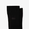lacoste unisex high cut ribbed cotton socks two pack