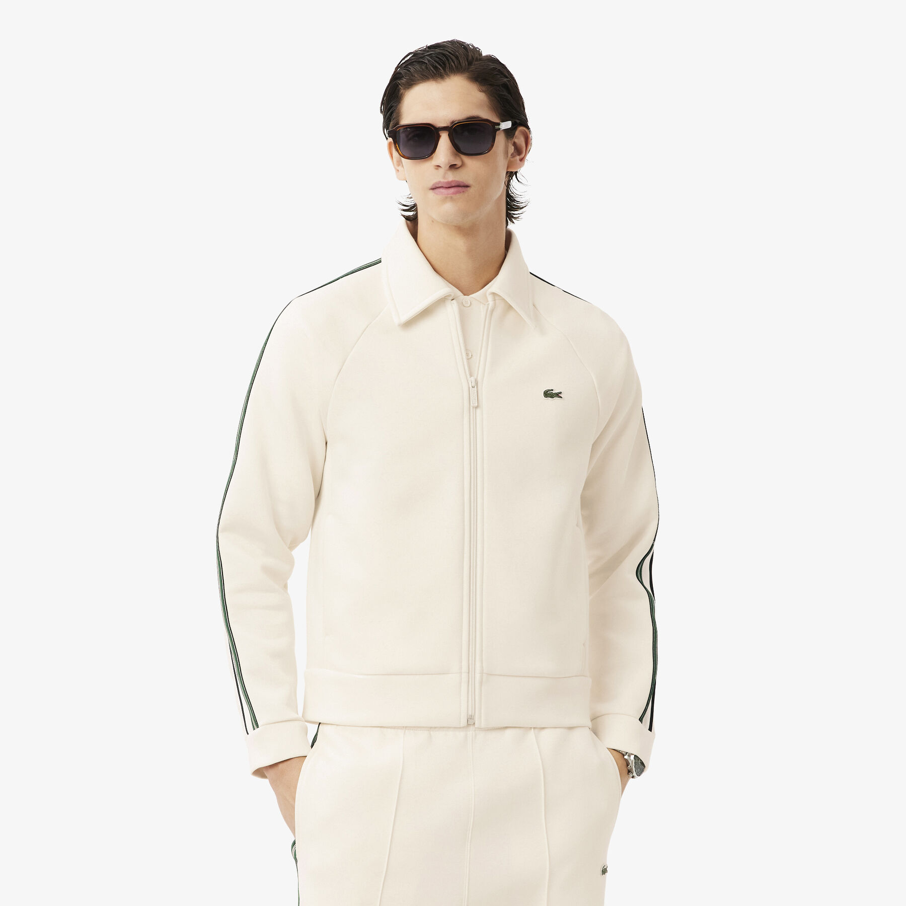 French Made Zipped Sweatshirt lacoste french made zipped sweatshirt