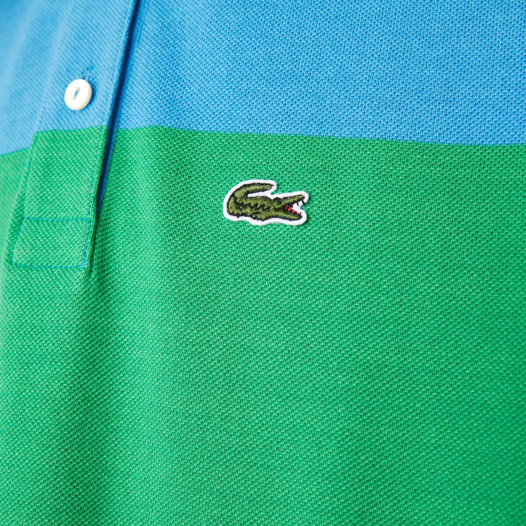 فستان بولو مقلم للنساء من بيكيه القطن مجموعة Polaroid فستان بولو مقلم للنساء من بيكيه القطن مجموعة Polaroid