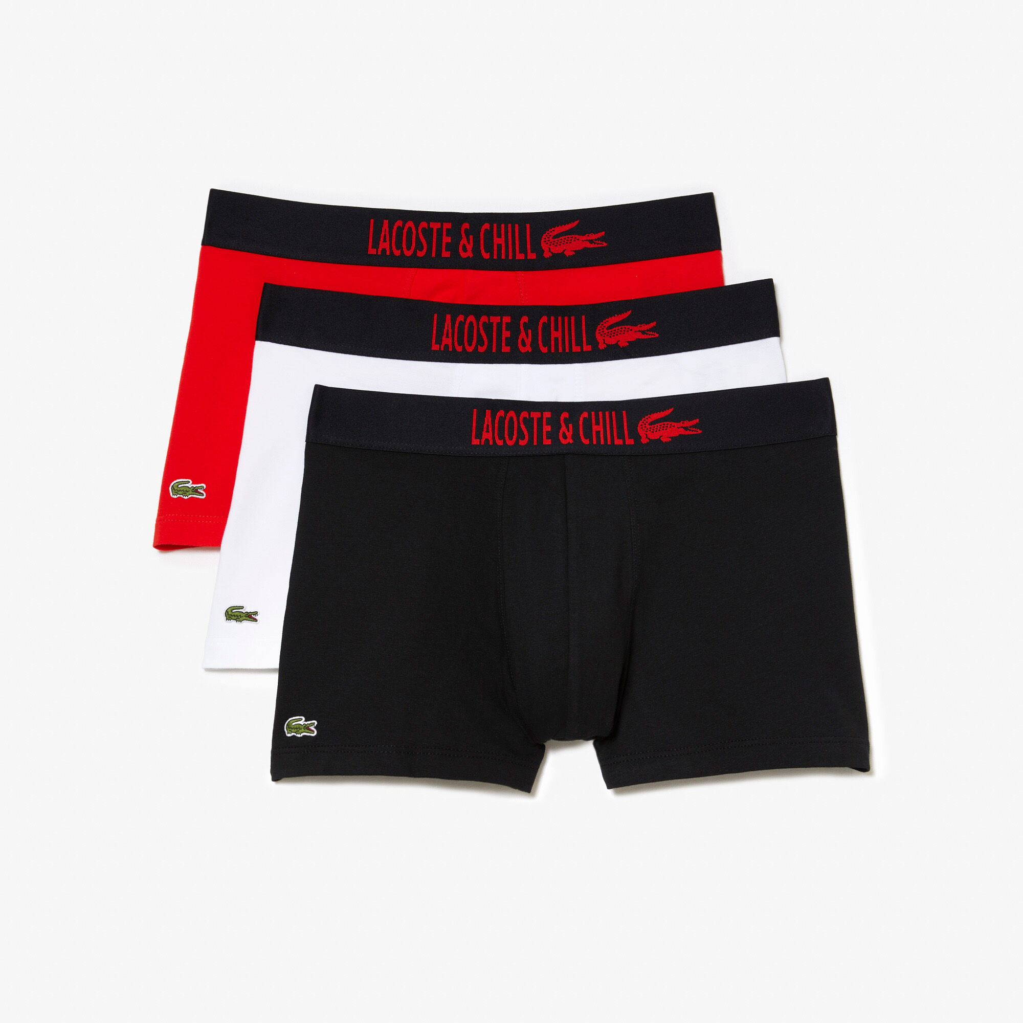 Buy Men s 3 pack Lacoste x Netflix jersey boxers Lacoste SA