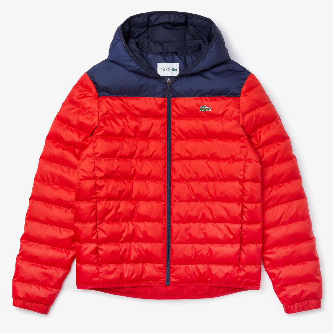 Men's Lacoste SPORT Hooded Water-Resistant Quilted Jacket