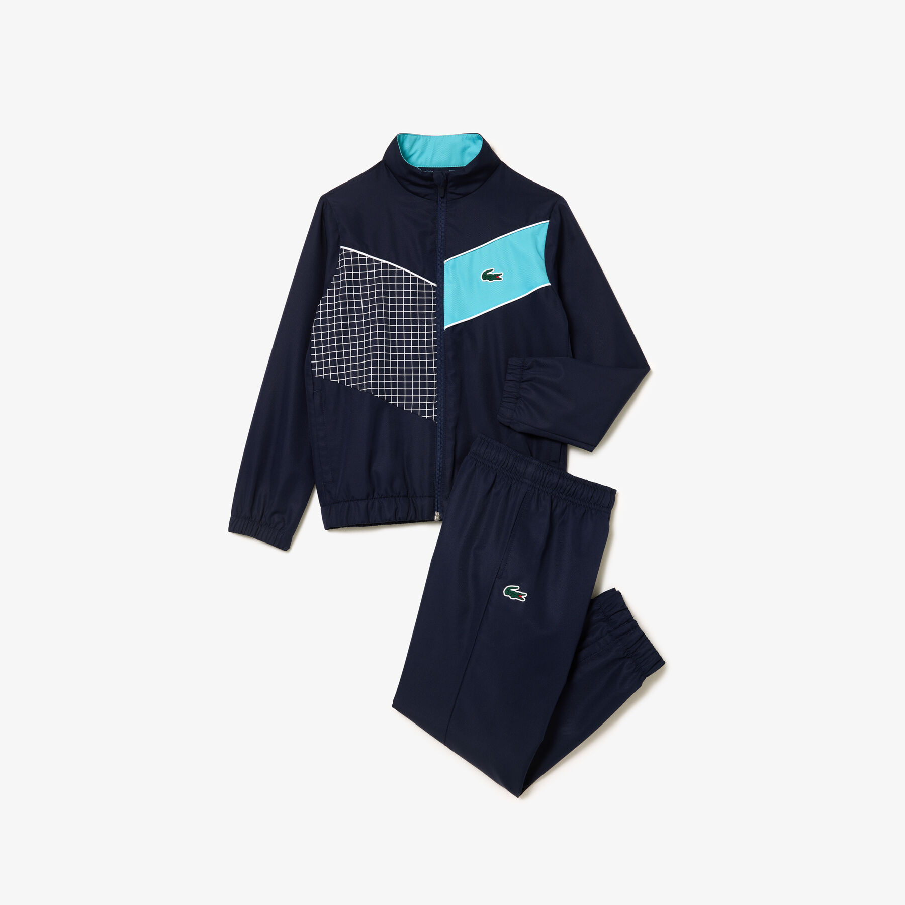 Colourblock tennis tracksuit