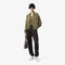 lacoste oversized embroidered signature satin bomber jacket