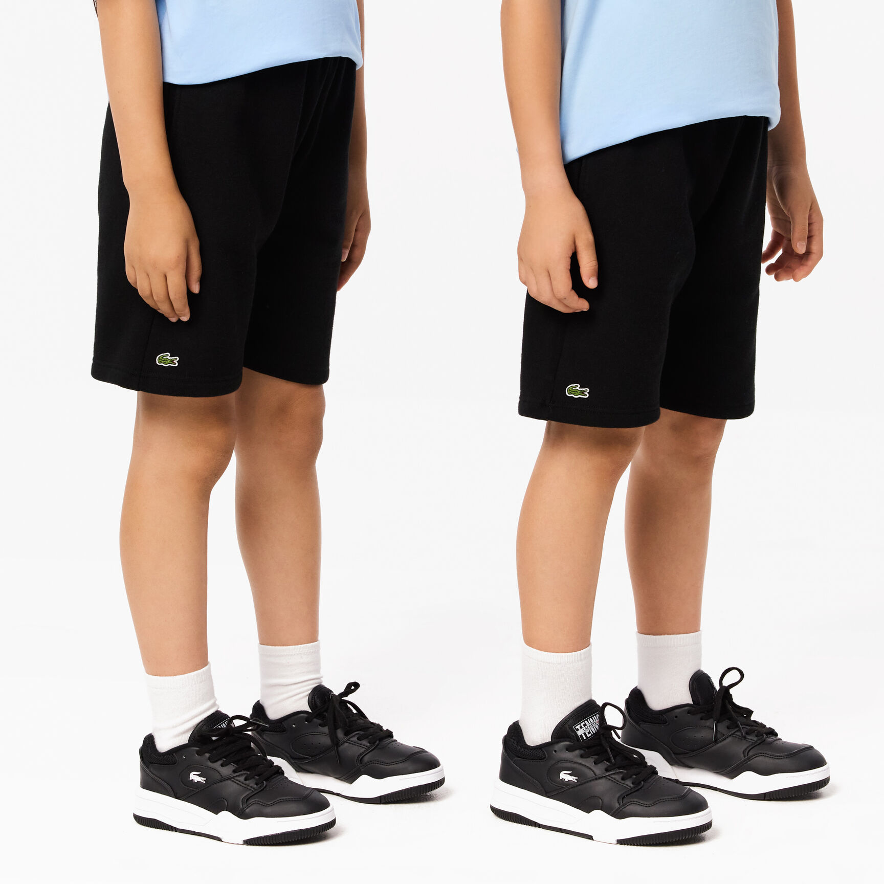 Kids' Lacoste Organic Brushed Cotton Fleece Shorts