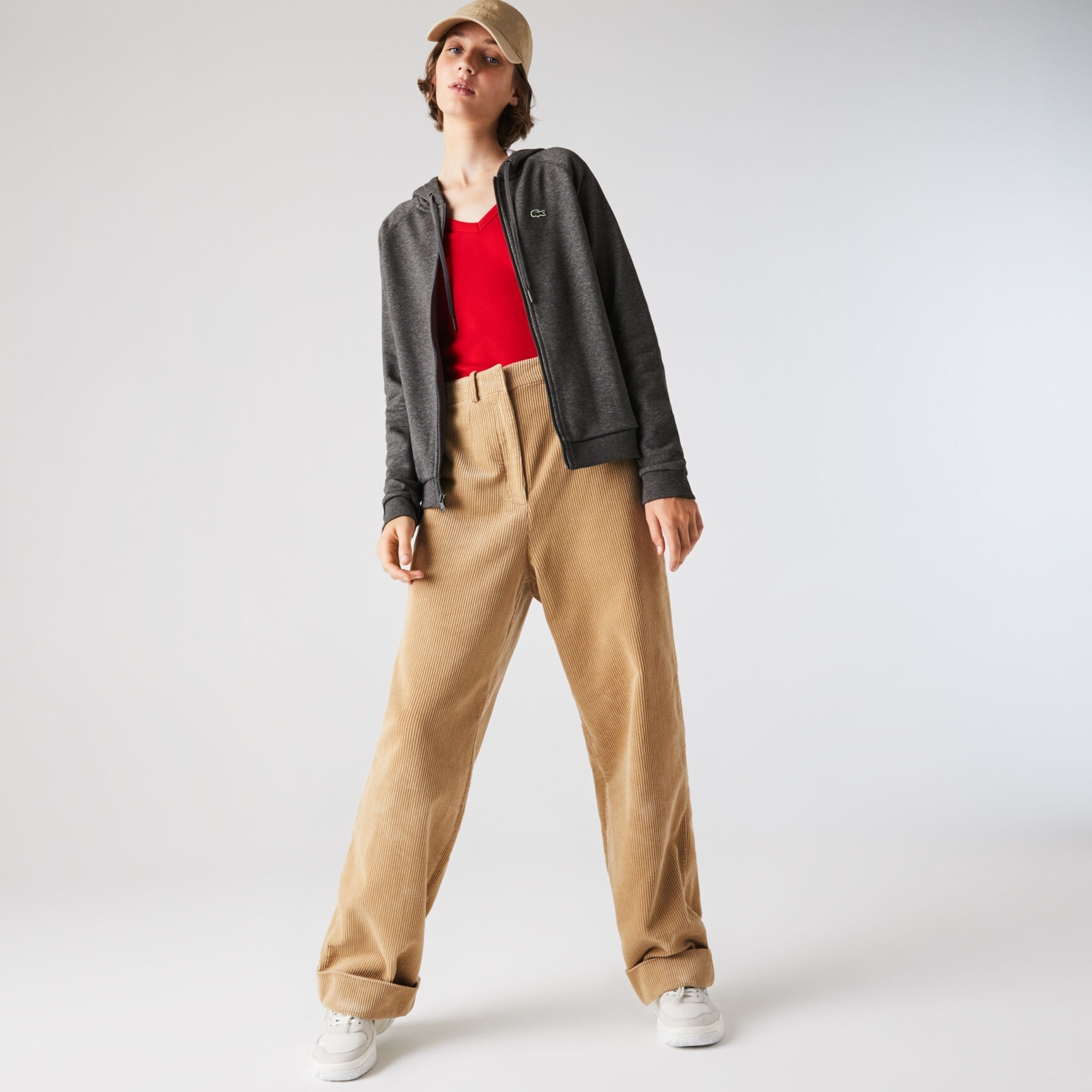 Women's Lacoste SPORT Fleece Zip Tennis Hoodie