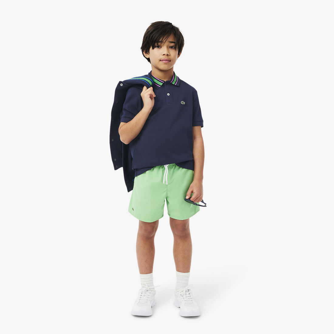 قميص بولو بيتي بيكيه بياقة مخططة قميص بولو بيتي بيكيه بياقة مخططة