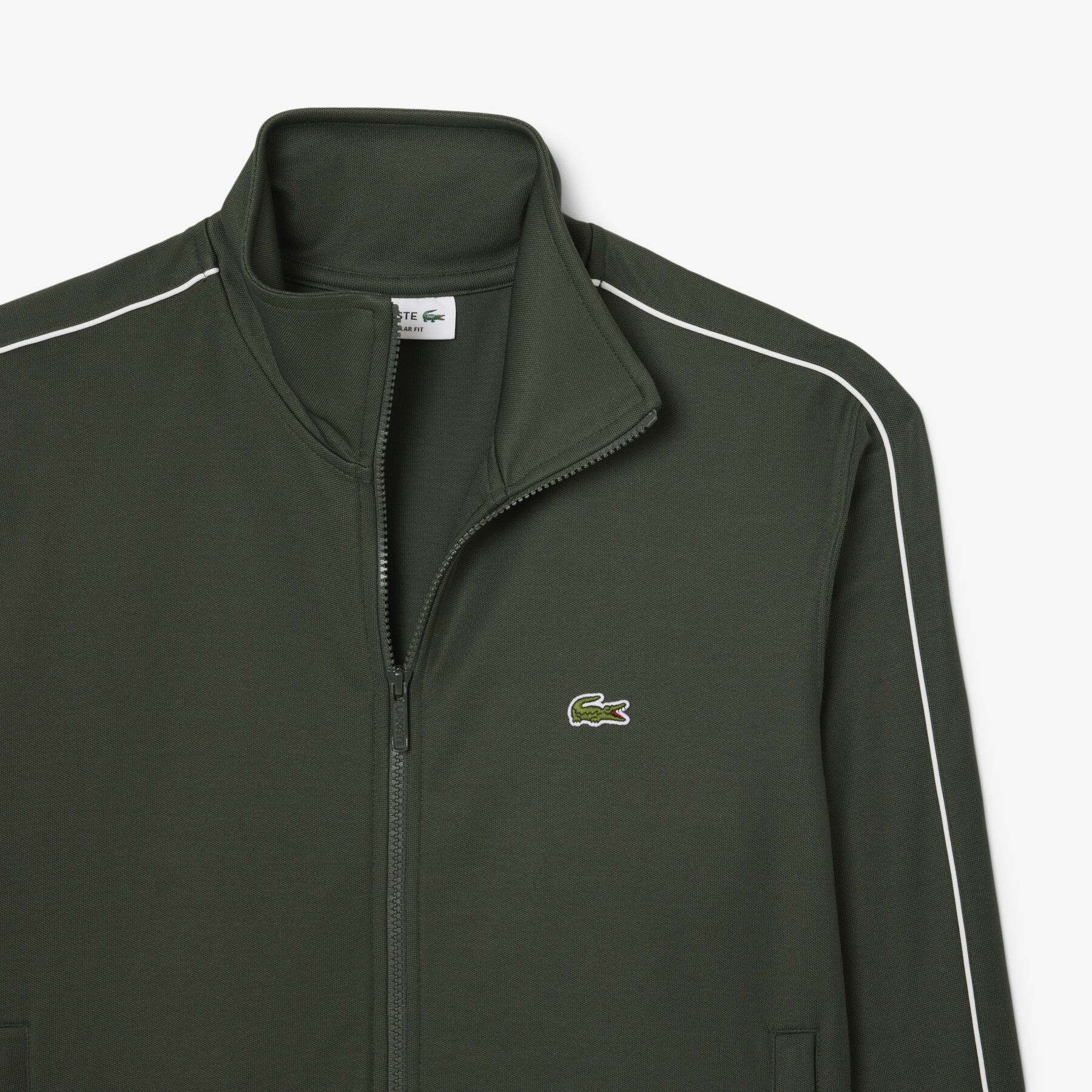 Paris Pique Zip Front Track Jacket lacoste paris pique zip front track jacket