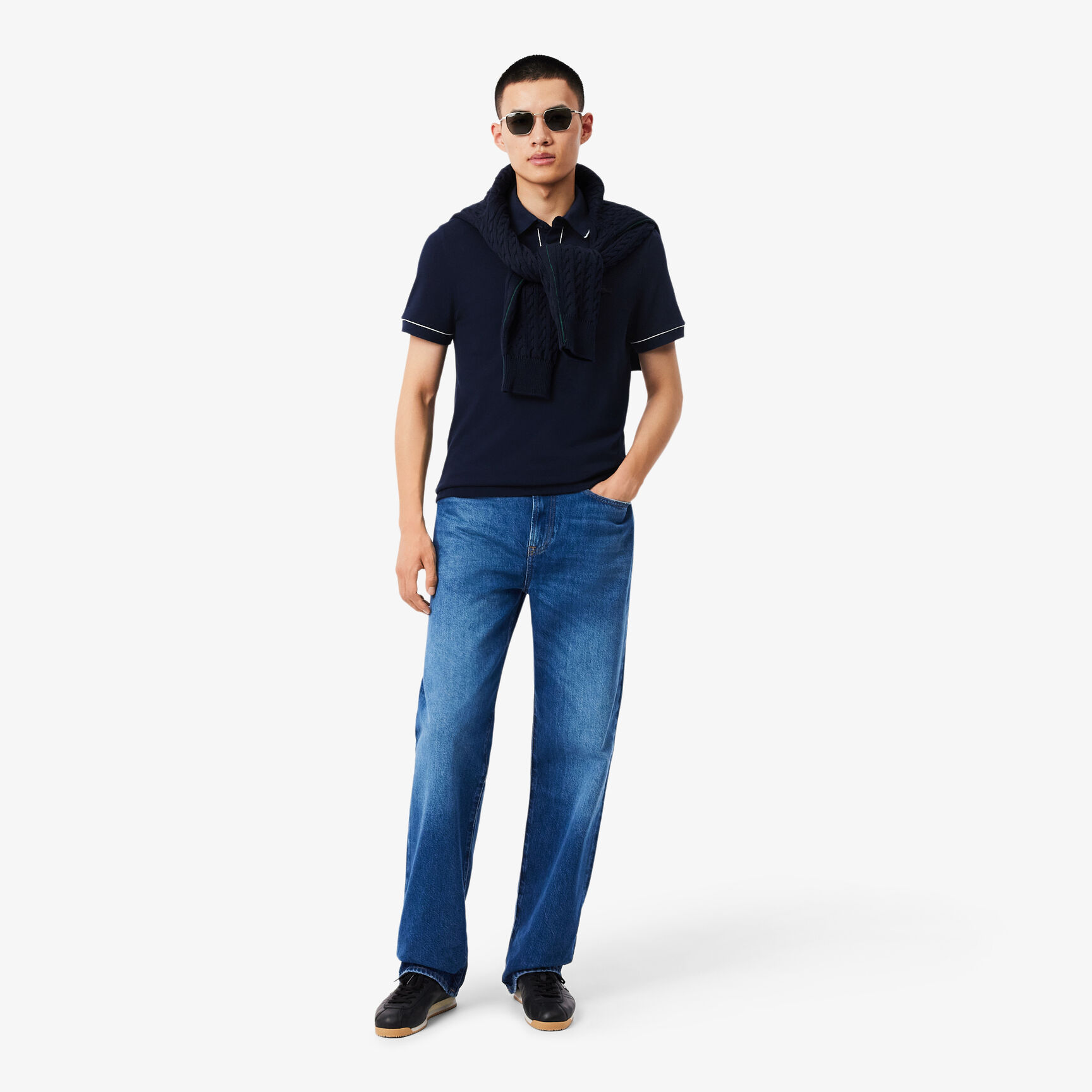Regular Fit Paris Stretch Pique Polo Shirt