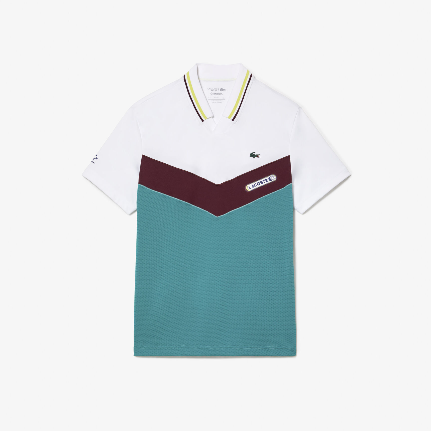 Slim Fit Lacoste Tennis x Daniil Medvedev Seamless Effect Polo Shirt Slim Fit Lacoste Tennis x Daniil Medvedev Seamless Effect Polo Shirt