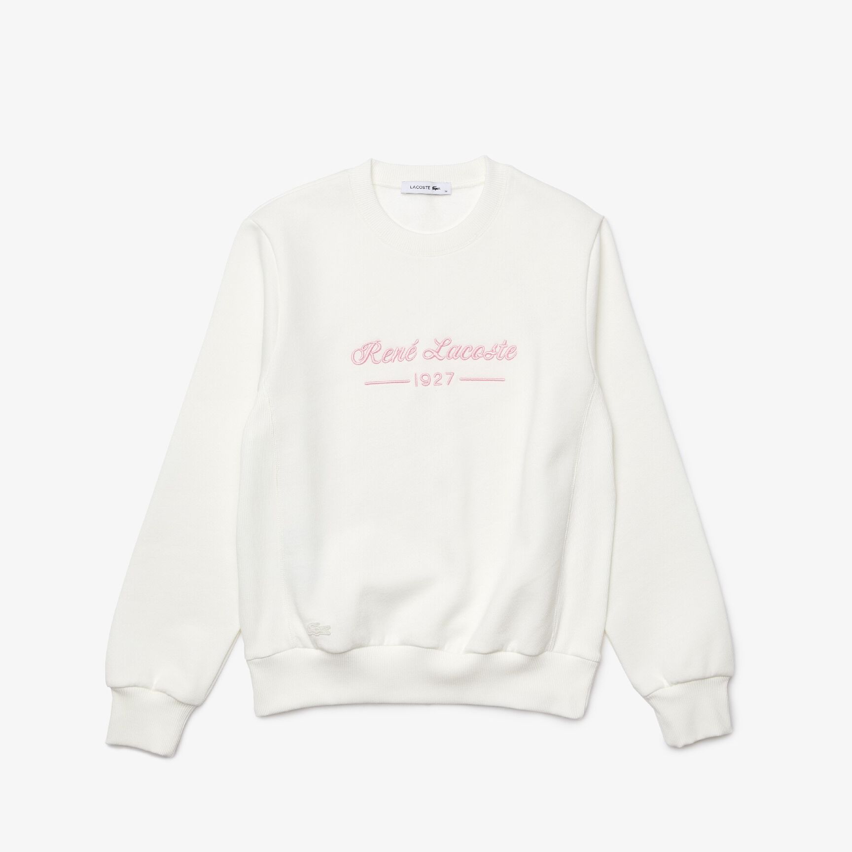 سويت شيرت نسائي فضفاض بياقة مستديرة ومطرز من الصوف سويت شيرت نسائي فضفاض بياقة مستديرة ومطرز من الصوف