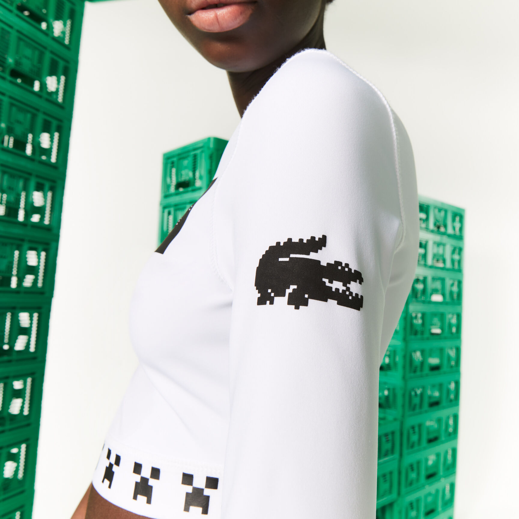 Women's Lacoste L!VE x Minecraft T-Shirt Women's Lacoste L!VE x Minecraft T-Shirt