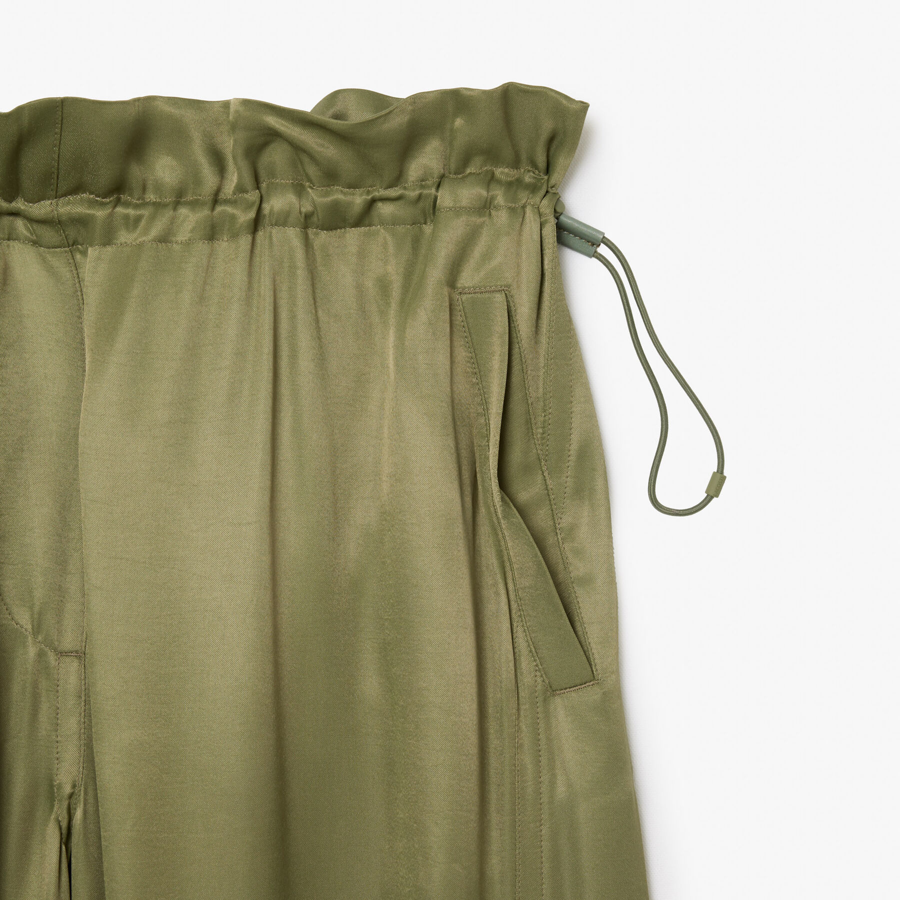Oversized Satin Cargo Pants lacoste oversized satin cargo pants