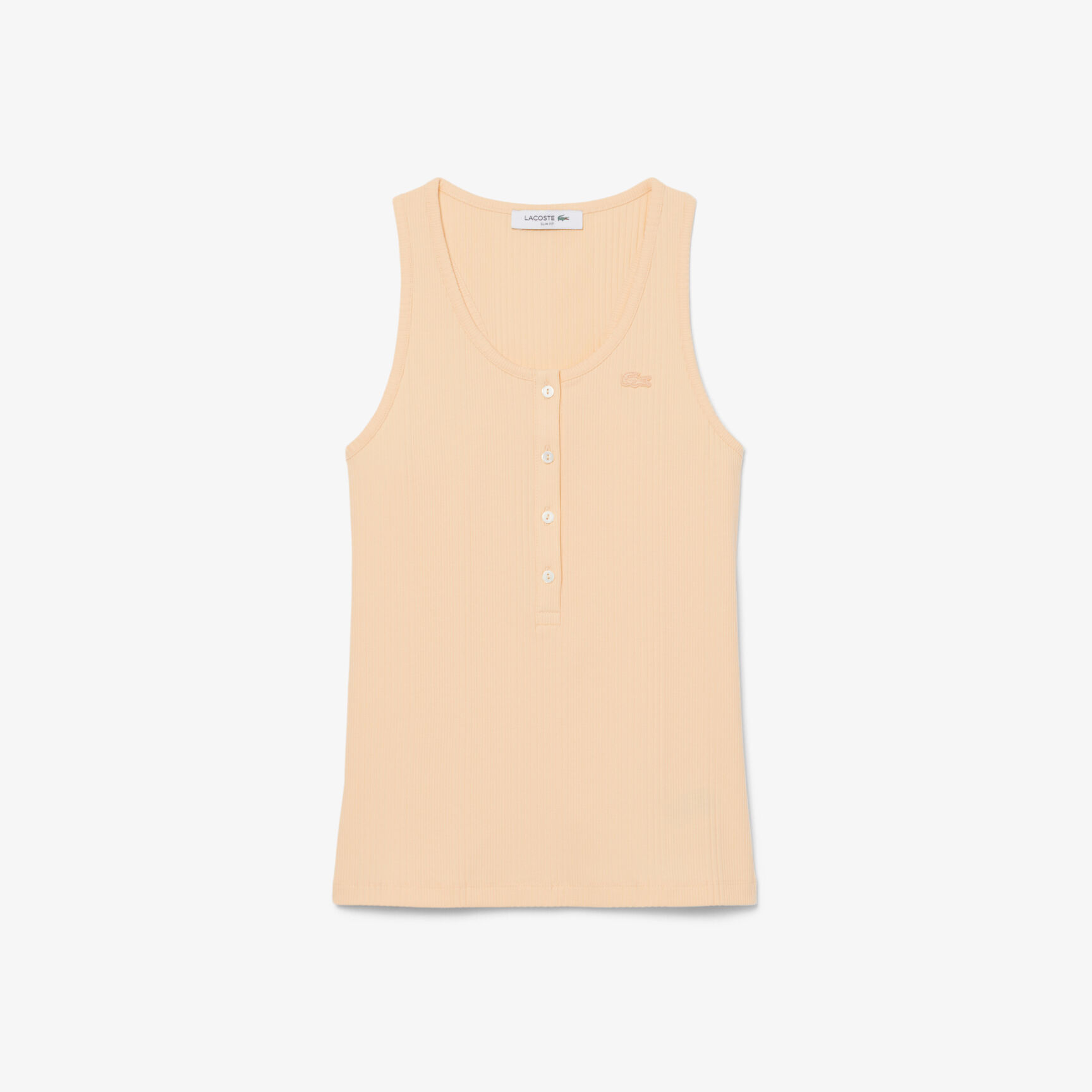 Slim Fit Ribbed Cotton Tank Top