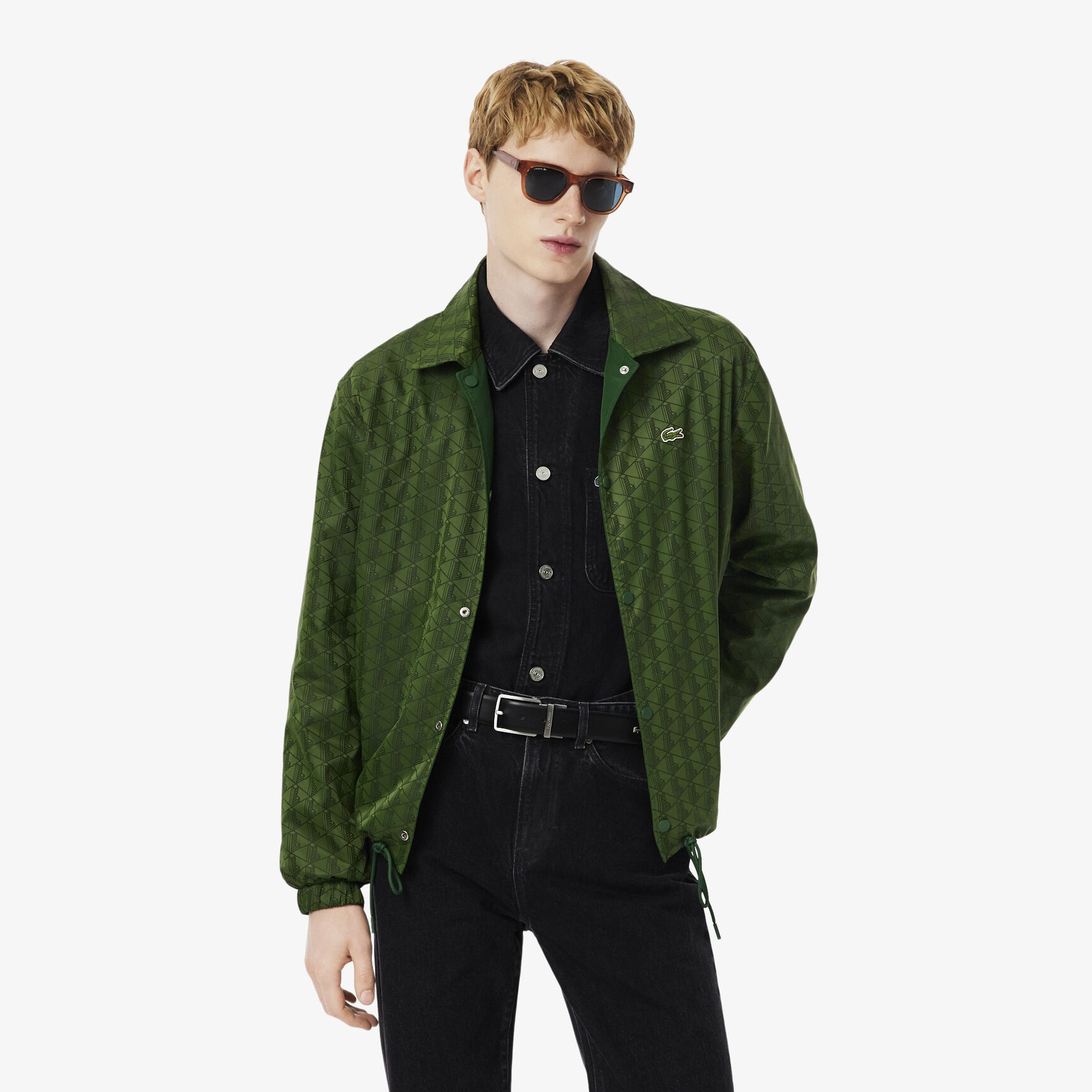 Reversible Bi Material Monogram Jacket Reversible Bi Material Monogram Jacket