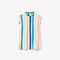 lacoste girls  striped print cotton piqu  dress