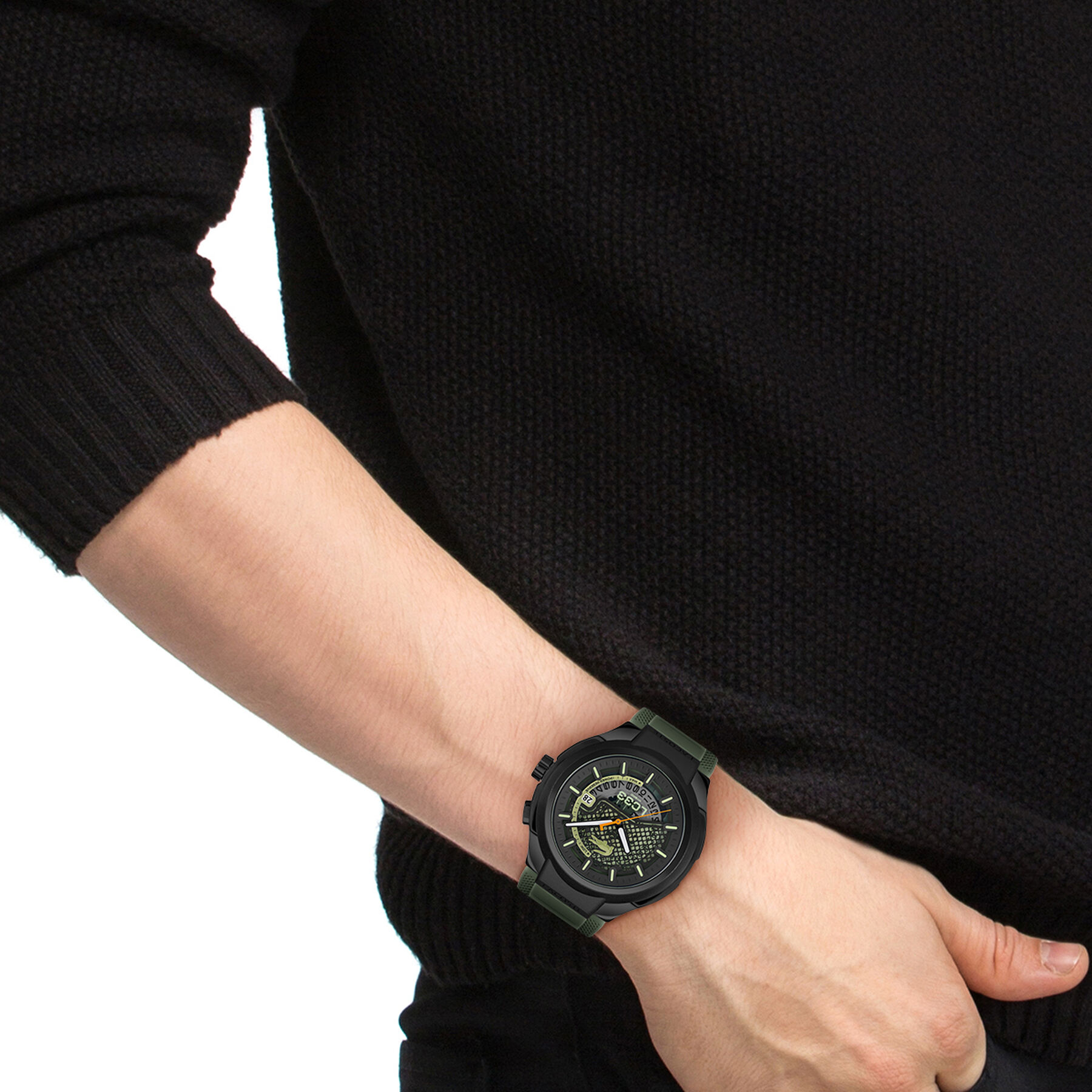 LC33 Green Silicone Watch lacoste lc33 green silicone watch
