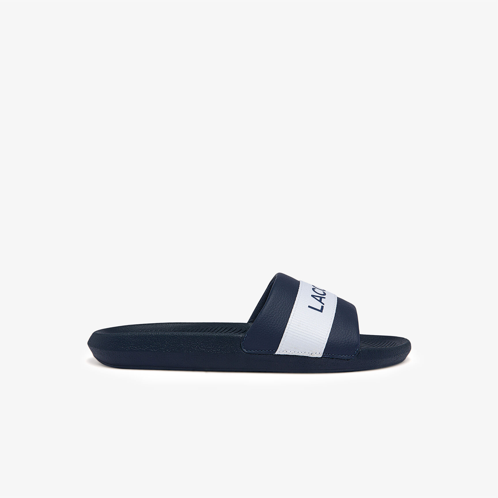 Men's Croco Slides Textile Logo