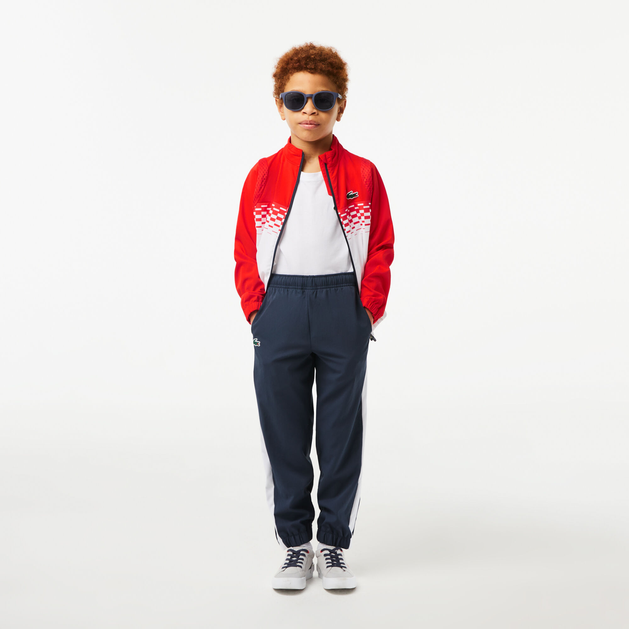 Boys hot sale lacoste tracksuit