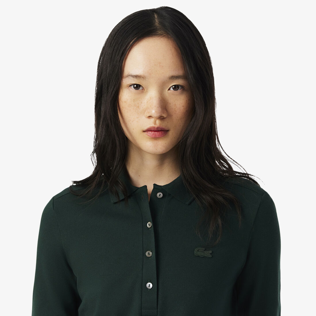 Women's Slim fit Stretch Pique Lacoste Polo Shirt Women's Slim fit Stretch Pique Lacoste Polo Shirt
