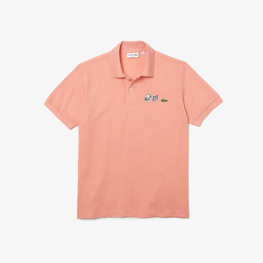قميص بولو من القطن العضوي الرجالي من مجموعة Lacoste x Peanuts قميص بولو من القطن العضوي الرجالي من مجموعة Lacoste x Peanuts