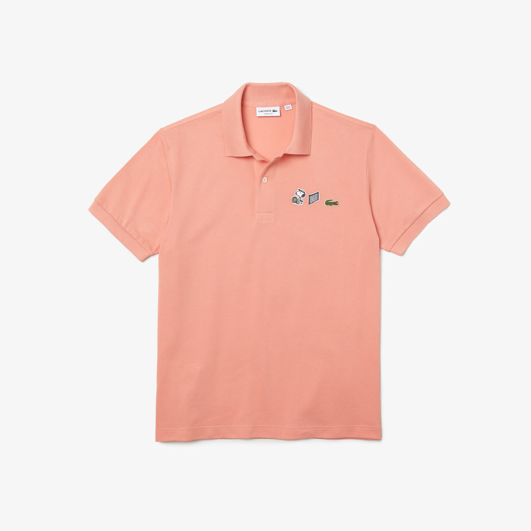قميص بولو من القطن العضوي الرجالي من مجموعة Lacoste x Peanuts قميص بولو من القطن العضوي الرجالي من مجموعة Lacoste x Peanuts