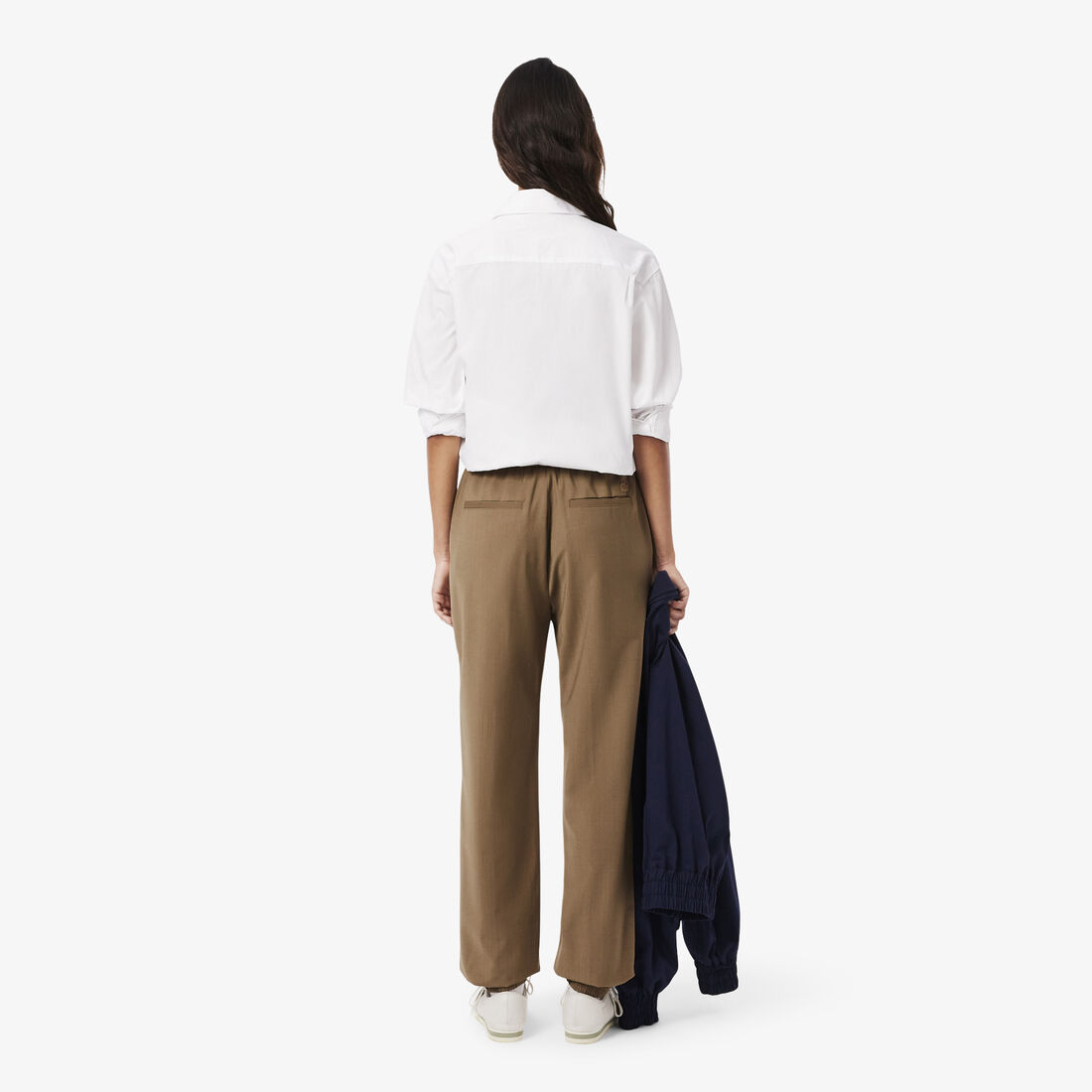 Oversized Wool Blend Track Pants Oversized Wool Blend Track Pants