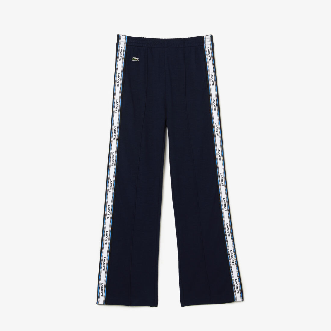 Girls' Lacoste Print Side Bands Oversised Pants Girls' Lacoste Print Side Bands Oversised Pants