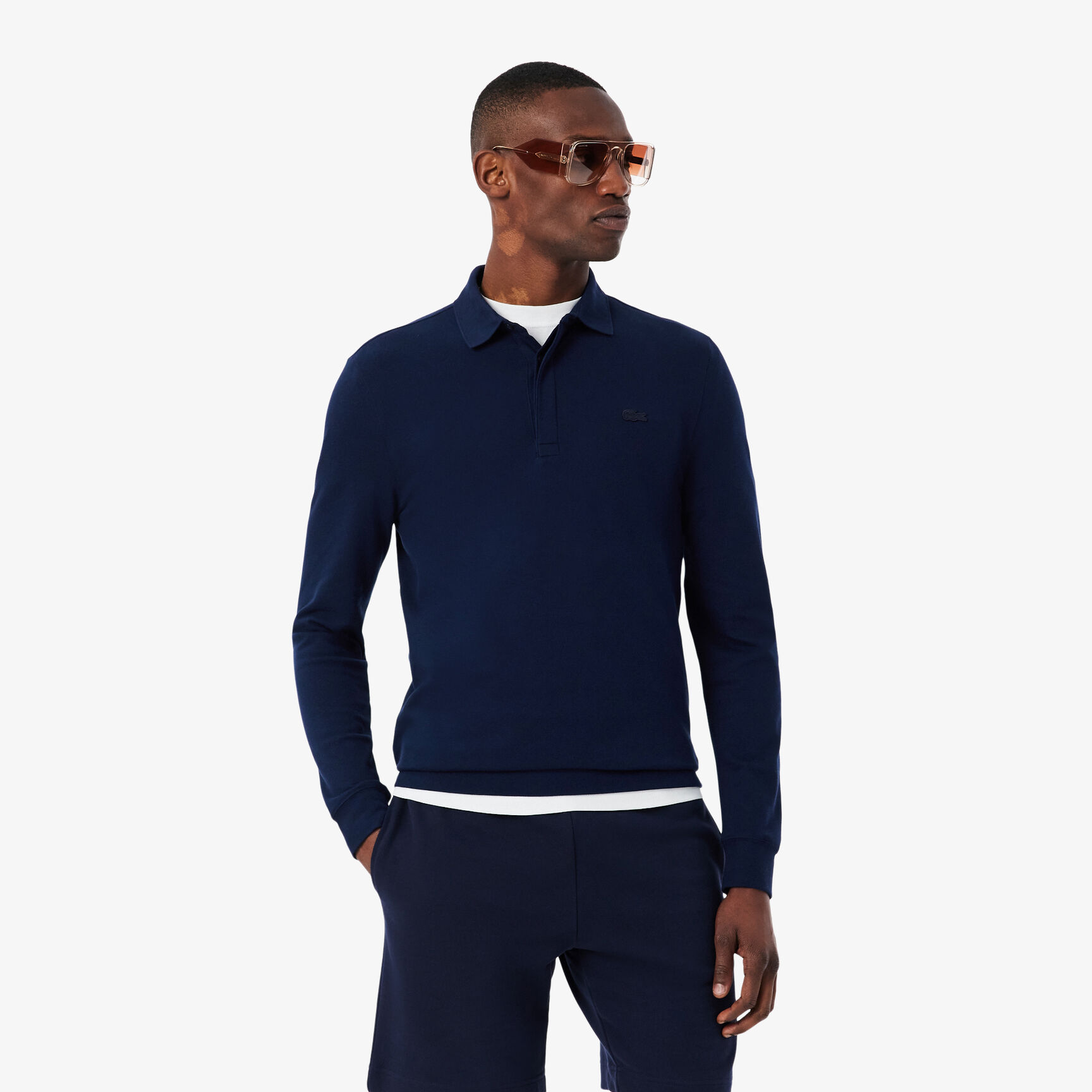 قميص بولو بيكيه باريسي بقصة عادية قميص بولو بيكيه باريسي بقصة عادية